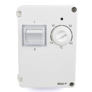 DEVI Průmyslová regulace DEVIreg 610 (IP44) s teplotním senzorem